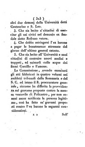 Bullettino delle sentenze emanate dalla Suprema commissione per le liti fra i già baroni ed i comuni