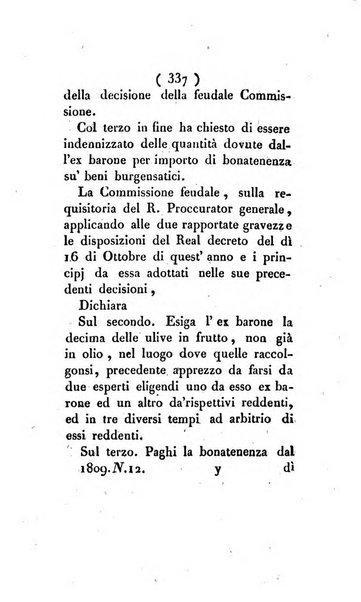 Bullettino delle sentenze emanate dalla Suprema commissione per le liti fra i già baroni ed i comuni