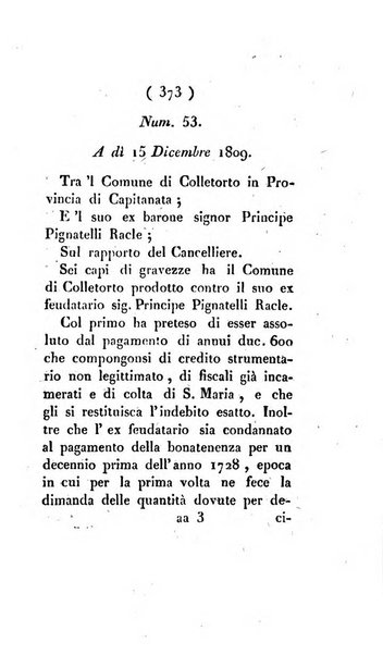 Bullettino delle sentenze emanate dalla Suprema commissione per le liti fra i già baroni ed i comuni