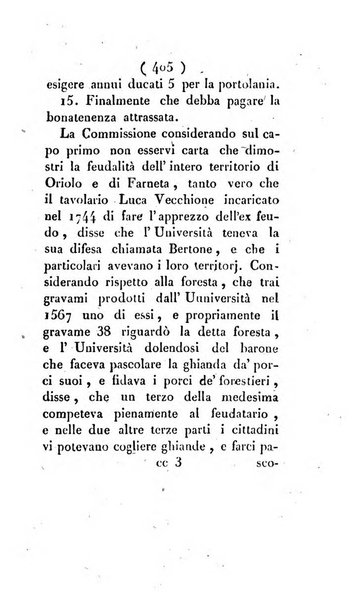 Bullettino delle sentenze emanate dalla Suprema commissione per le liti fra i già baroni ed i comuni