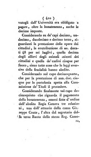 Bullettino delle sentenze emanate dalla Suprema commissione per le liti fra i già baroni ed i comuni