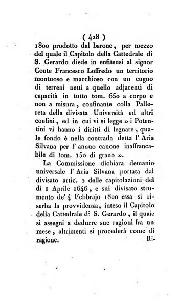 Bullettino delle sentenze emanate dalla Suprema commissione per le liti fra i già baroni ed i comuni