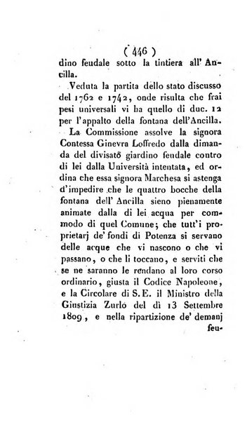 Bullettino delle sentenze emanate dalla Suprema commissione per le liti fra i già baroni ed i comuni