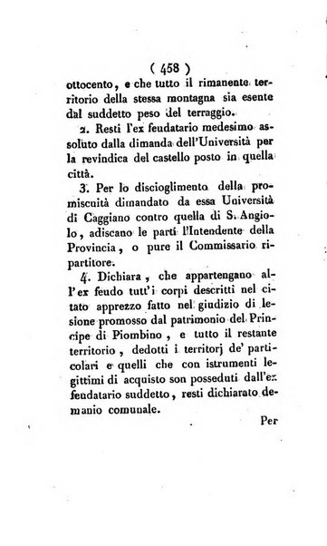 Bullettino delle sentenze emanate dalla Suprema commissione per le liti fra i già baroni ed i comuni