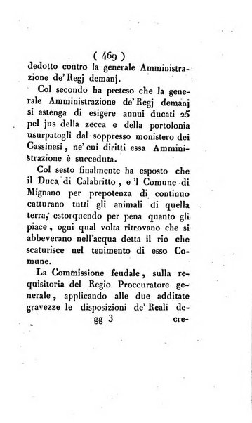 Bullettino delle sentenze emanate dalla Suprema commissione per le liti fra i già baroni ed i comuni