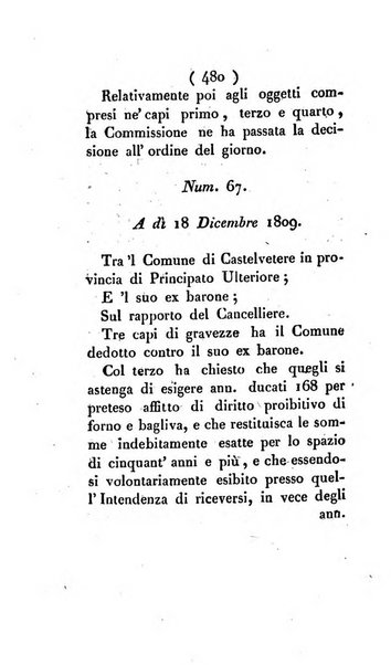 Bullettino delle sentenze emanate dalla Suprema commissione per le liti fra i già baroni ed i comuni