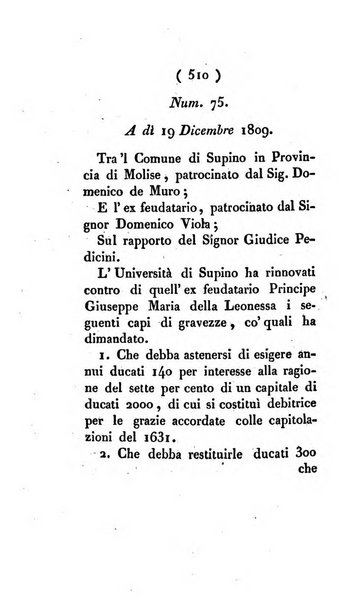 Bullettino delle sentenze emanate dalla Suprema commissione per le liti fra i già baroni ed i comuni