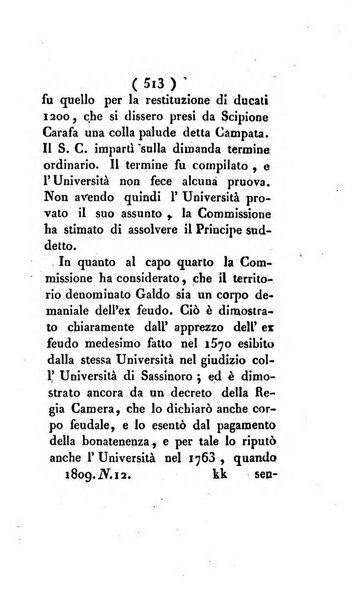 Bullettino delle sentenze emanate dalla Suprema commissione per le liti fra i già baroni ed i comuni