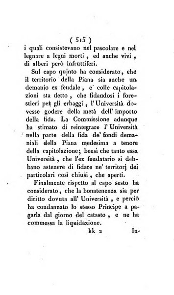 Bullettino delle sentenze emanate dalla Suprema commissione per le liti fra i già baroni ed i comuni