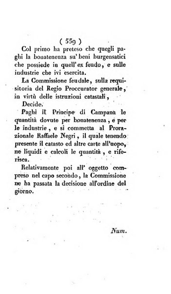 Bullettino delle sentenze emanate dalla Suprema commissione per le liti fra i già baroni ed i comuni