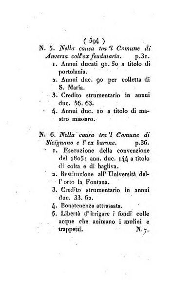 Bullettino delle sentenze emanate dalla Suprema commissione per le liti fra i già baroni ed i comuni