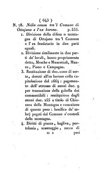 Bullettino delle sentenze emanate dalla Suprema commissione per le liti fra i già baroni ed i comuni