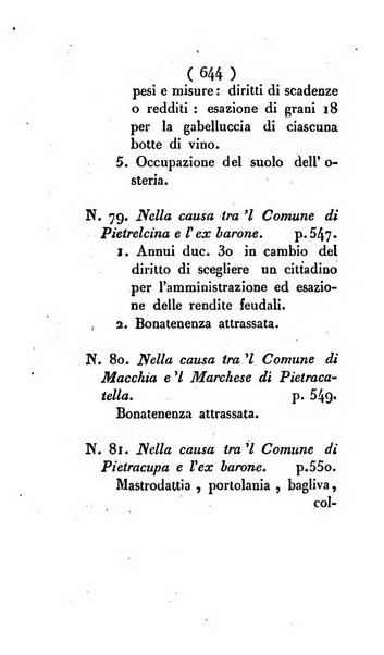 Bullettino delle sentenze emanate dalla Suprema commissione per le liti fra i già baroni ed i comuni