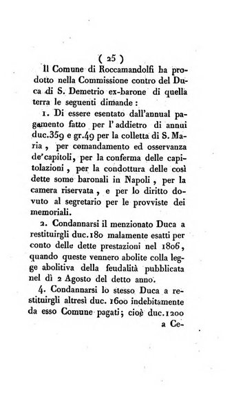 Bullettino delle sentenze emanate dalla Suprema commissione per le liti fra i già baroni ed i comuni