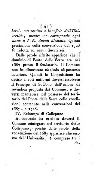 Bullettino delle sentenze emanate dalla Suprema commissione per le liti fra i già baroni ed i comuni