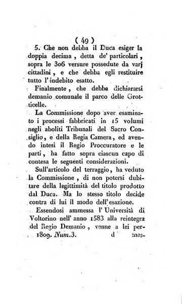 Bullettino delle sentenze emanate dalla Suprema commissione per le liti fra i già baroni ed i comuni