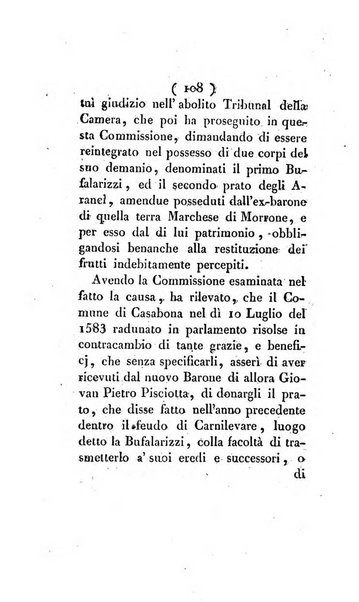 Bullettino delle sentenze emanate dalla Suprema commissione per le liti fra i già baroni ed i comuni