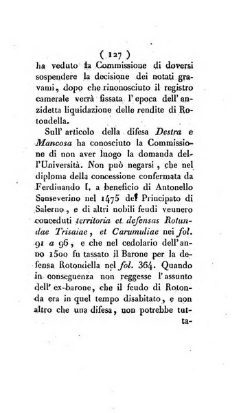 Bullettino delle sentenze emanate dalla Suprema commissione per le liti fra i già baroni ed i comuni