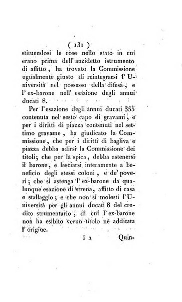 Bullettino delle sentenze emanate dalla Suprema commissione per le liti fra i già baroni ed i comuni