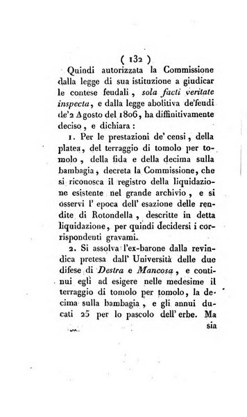 Bullettino delle sentenze emanate dalla Suprema commissione per le liti fra i già baroni ed i comuni