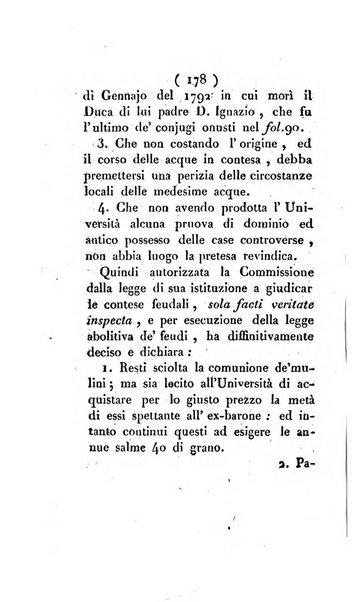 Bullettino delle sentenze emanate dalla Suprema commissione per le liti fra i già baroni ed i comuni