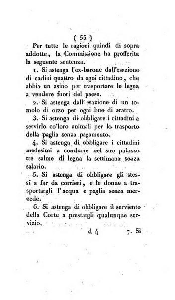 Bullettino delle sentenze emanate dalla Suprema commissione per le liti fra i già baroni ed i comuni