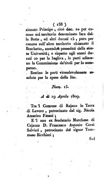 Bullettino delle sentenze emanate dalla Suprema commissione per le liti fra i già baroni ed i comuni