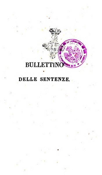 Bullettino delle sentenze emanate dalla Suprema commissione per le liti fra i già baroni ed i comuni