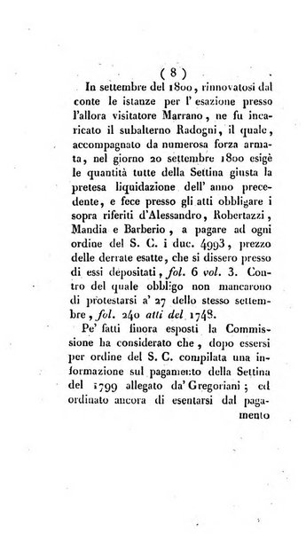 Bullettino delle sentenze emanate dalla Suprema commissione per le liti fra i già baroni ed i comuni