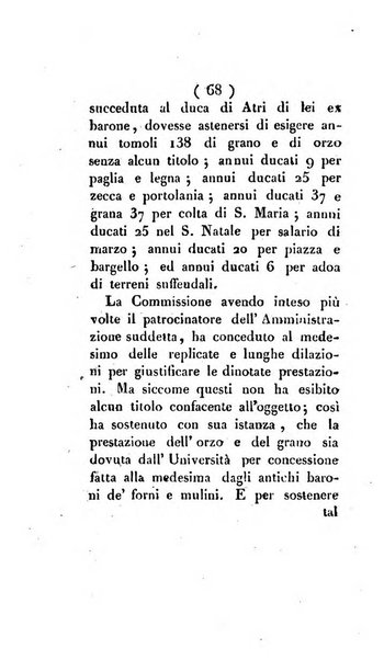 Bullettino delle sentenze emanate dalla Suprema commissione per le liti fra i già baroni ed i comuni