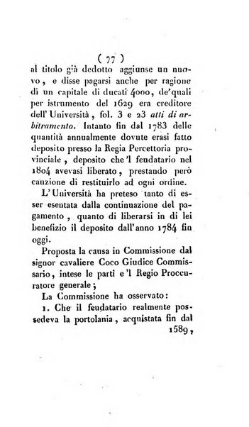 Bullettino delle sentenze emanate dalla Suprema commissione per le liti fra i già baroni ed i comuni