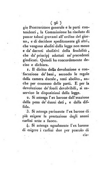 Bullettino delle sentenze emanate dalla Suprema commissione per le liti fra i già baroni ed i comuni