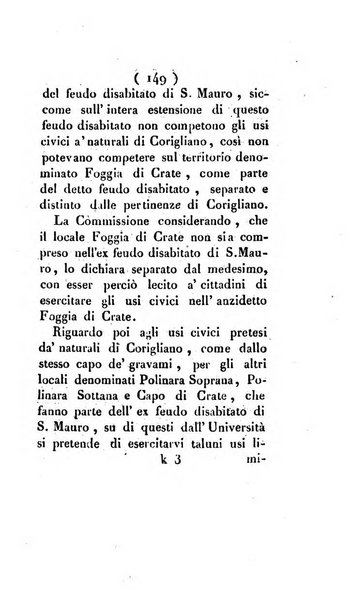 Bullettino delle sentenze emanate dalla Suprema commissione per le liti fra i già baroni ed i comuni