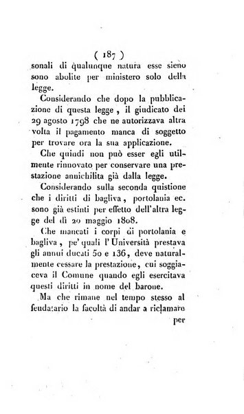 Bullettino delle sentenze emanate dalla Suprema commissione per le liti fra i già baroni ed i comuni