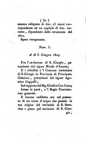 Bullettino delle sentenze emanate dalla Suprema commissione per le liti fra i già baroni ed i comuni