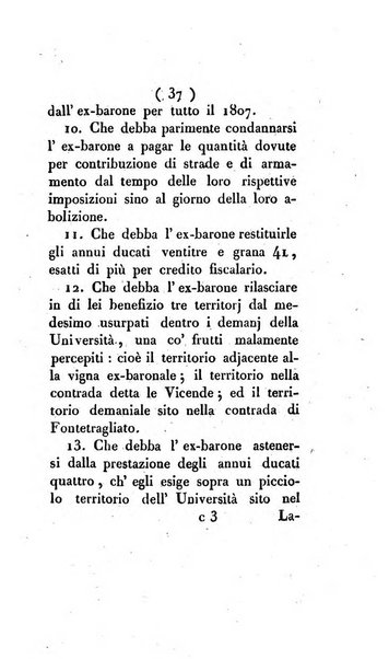 Bullettino delle sentenze emanate dalla Suprema commissione per le liti fra i già baroni ed i comuni