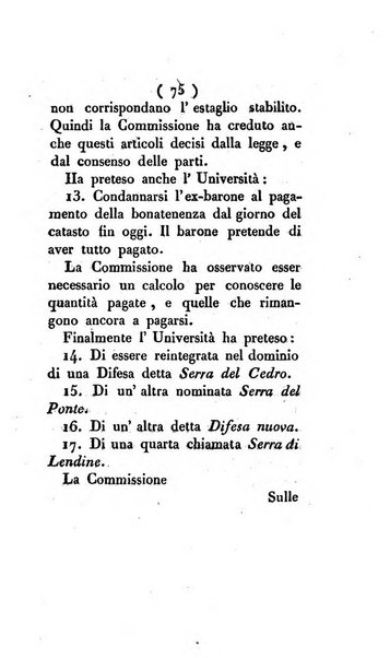 Bullettino delle sentenze emanate dalla Suprema commissione per le liti fra i già baroni ed i comuni