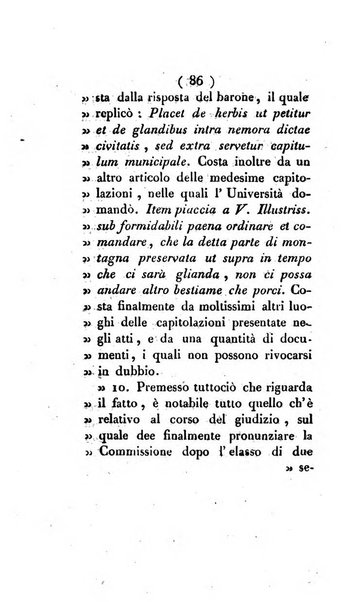 Bullettino delle sentenze emanate dalla Suprema commissione per le liti fra i già baroni ed i comuni