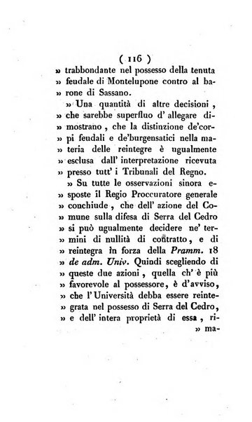 Bullettino delle sentenze emanate dalla Suprema commissione per le liti fra i già baroni ed i comuni