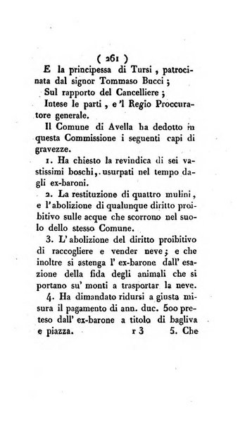 Bullettino delle sentenze emanate dalla Suprema commissione per le liti fra i già baroni ed i comuni