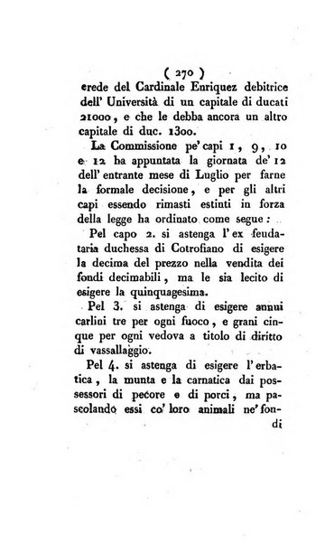 Bullettino delle sentenze emanate dalla Suprema commissione per le liti fra i già baroni ed i comuni