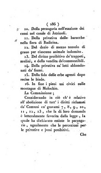 Bullettino delle sentenze emanate dalla Suprema commissione per le liti fra i già baroni ed i comuni