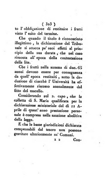 Bullettino delle sentenze emanate dalla Suprema commissione per le liti fra i già baroni ed i comuni