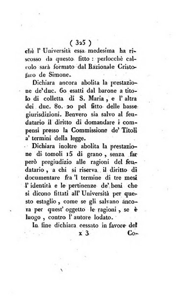 Bullettino delle sentenze emanate dalla Suprema commissione per le liti fra i già baroni ed i comuni