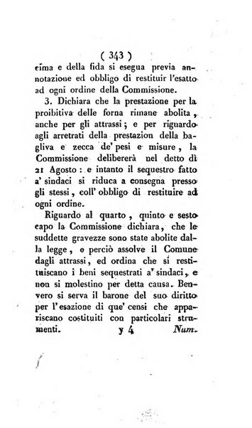 Bullettino delle sentenze emanate dalla Suprema commissione per le liti fra i già baroni ed i comuni