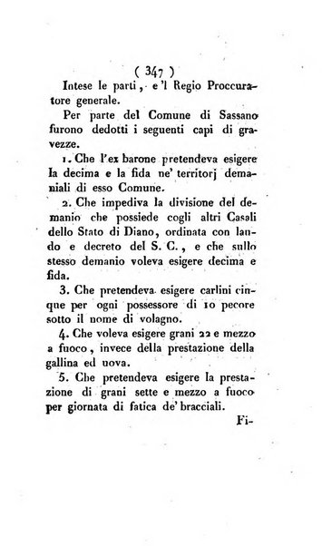 Bullettino delle sentenze emanate dalla Suprema commissione per le liti fra i già baroni ed i comuni