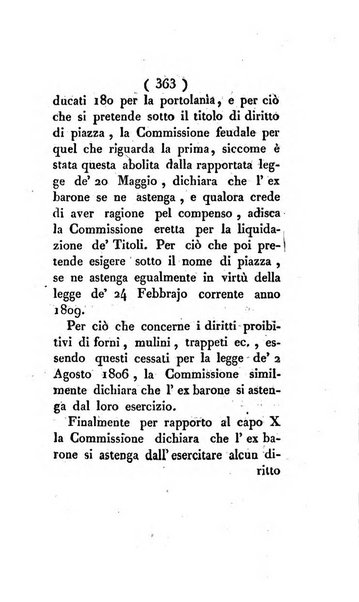 Bullettino delle sentenze emanate dalla Suprema commissione per le liti fra i già baroni ed i comuni