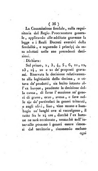 Bullettino delle sentenze emanate dalla Suprema commissione per le liti fra i già baroni ed i comuni