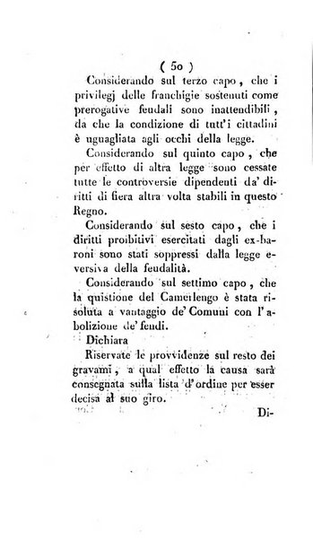 Bullettino delle sentenze emanate dalla Suprema commissione per le liti fra i già baroni ed i comuni