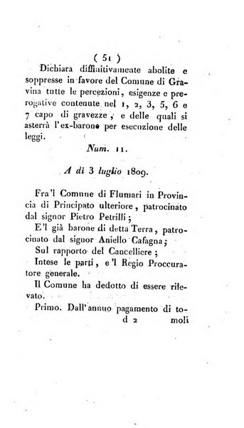 Bullettino delle sentenze emanate dalla Suprema commissione per le liti fra i già baroni ed i comuni